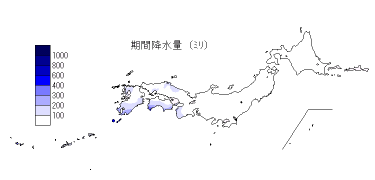 期間降水量
