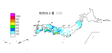 期間降水量