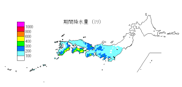 期間降水量
