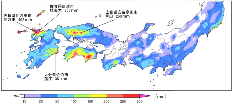 降水量の合計