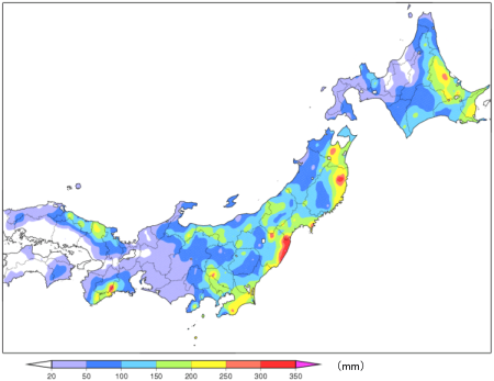 降水量の合計