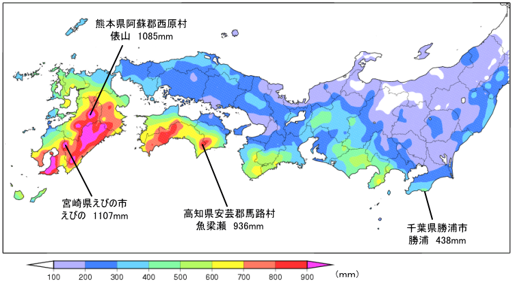 降水量の合計