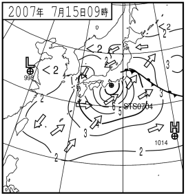 波浪図(平成19年7月15日)