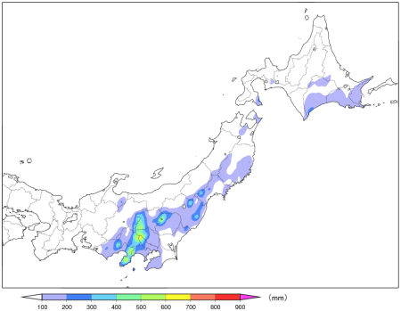 降水量の合計