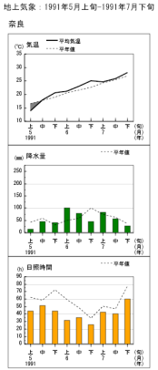 奈良の経過図