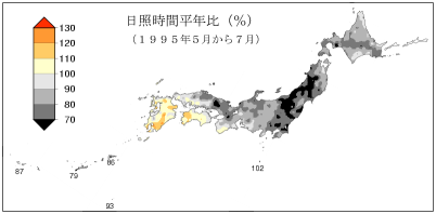 日照時間合計