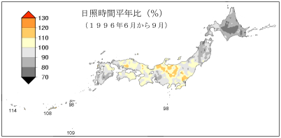 日照時間合計