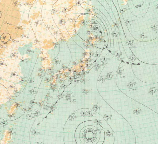 地上天気図
