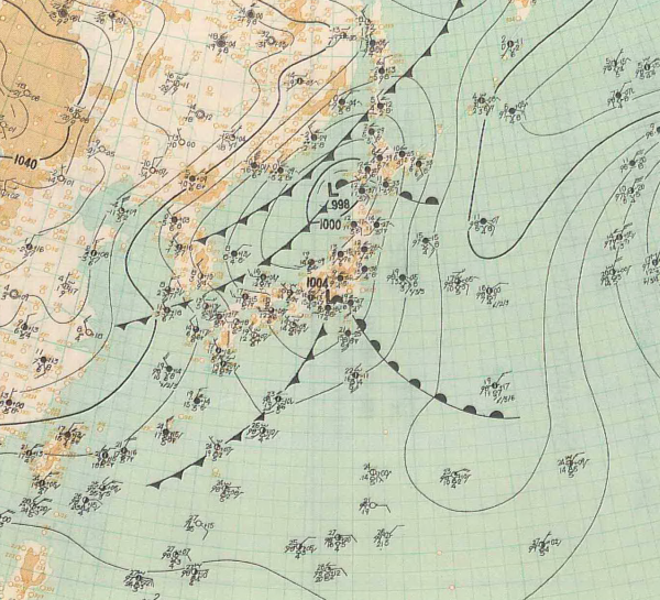 地上天気図