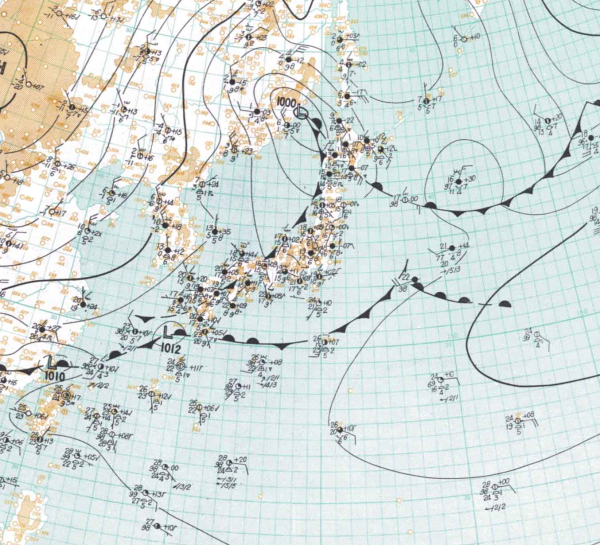 地上天気図