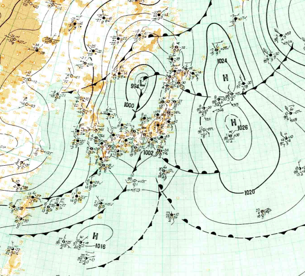 地上天気図