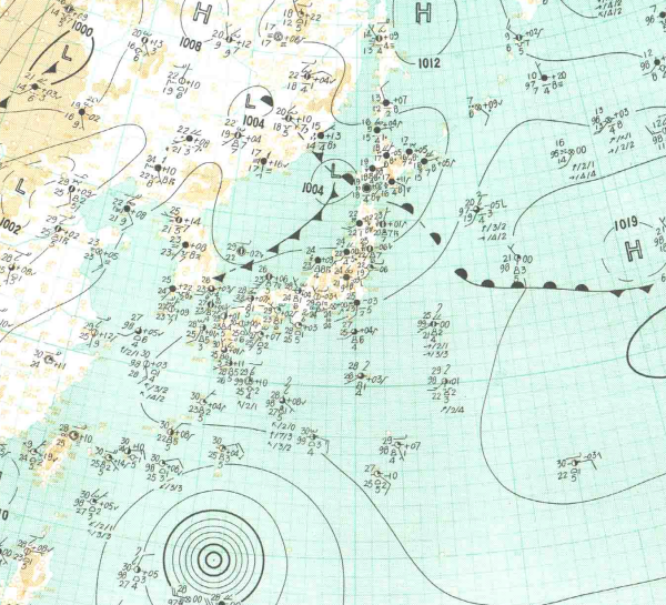 地上天気図