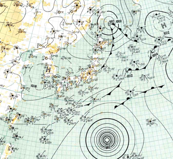 地上天気図