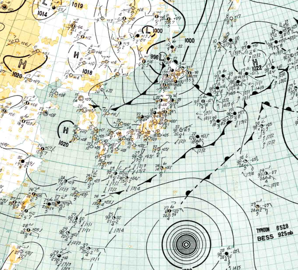 地上天気図