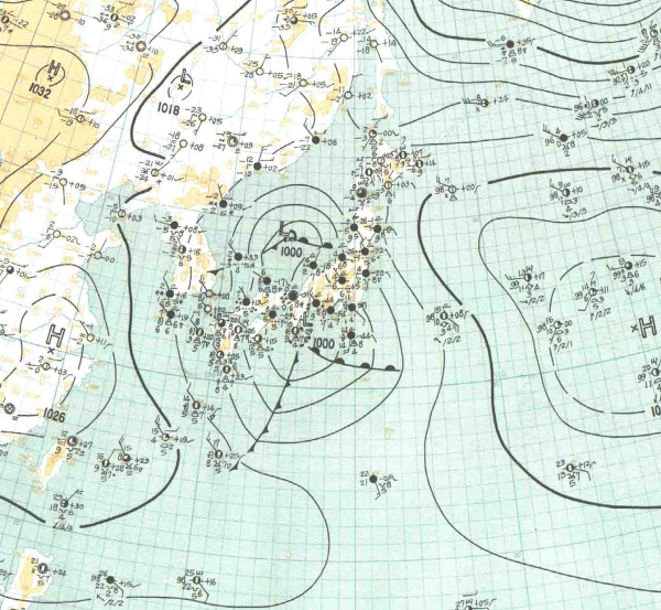 地上天気図