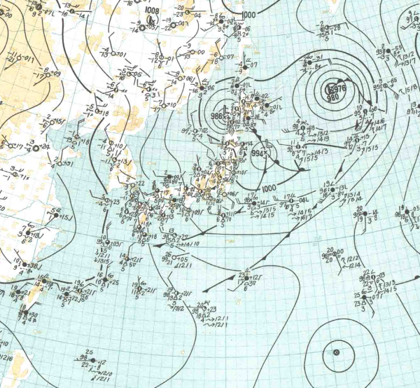 地上天気図