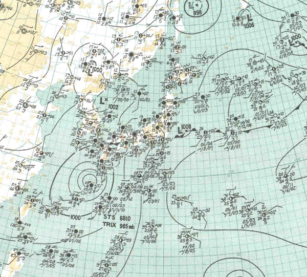 地上天気図