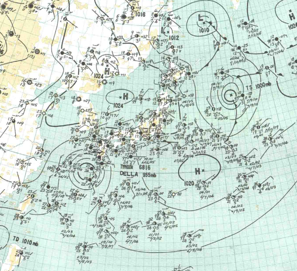 地上天気図