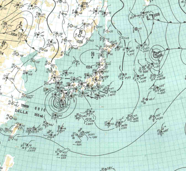 地上天気図