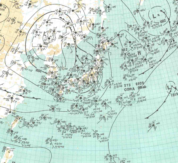 地上天気図