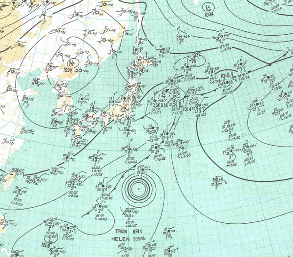 地上天気図