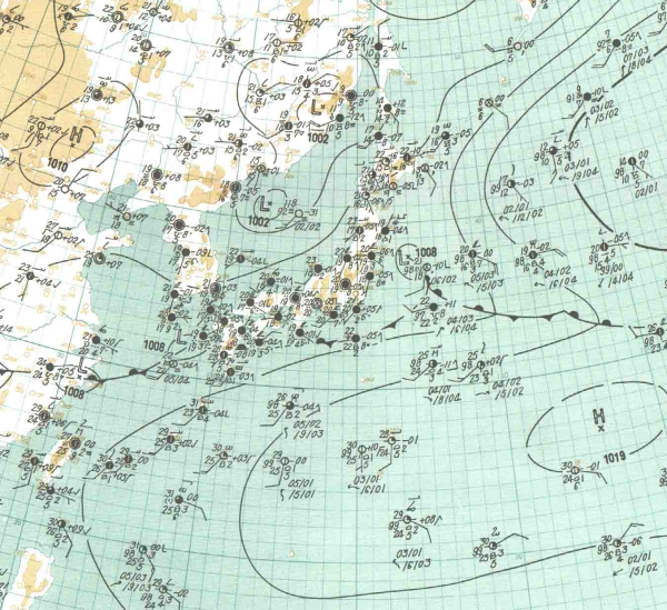 地上天気図