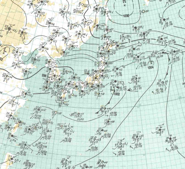 地上天気図