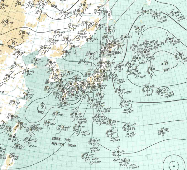 地上天気図