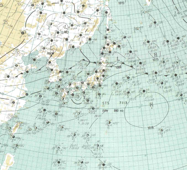 地上天気図