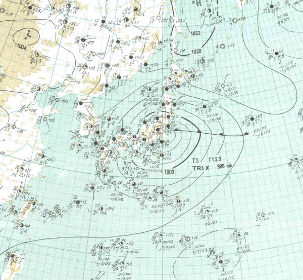 地上天気図