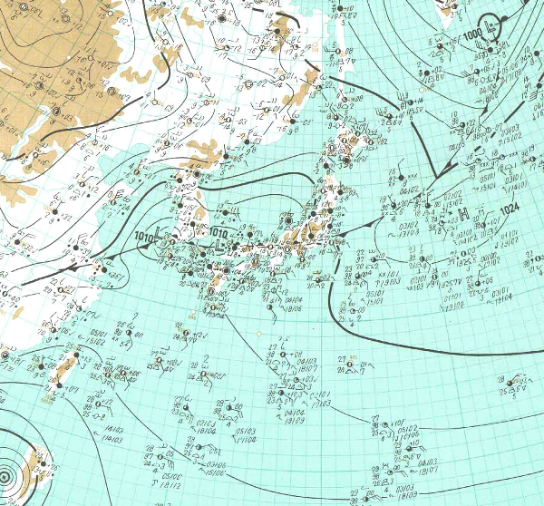地上天気図