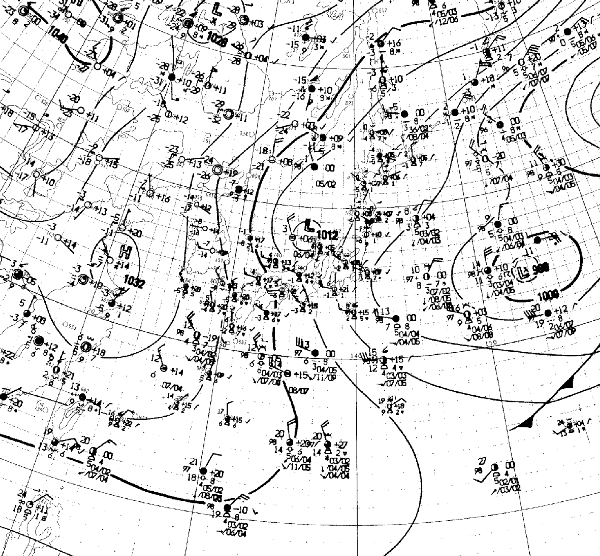 地上天気図