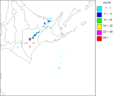 気象レーダー画像
