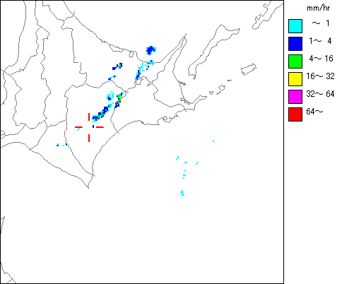 気象レーダー画像