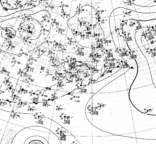 地上天気図