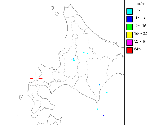 気象レーダー画像