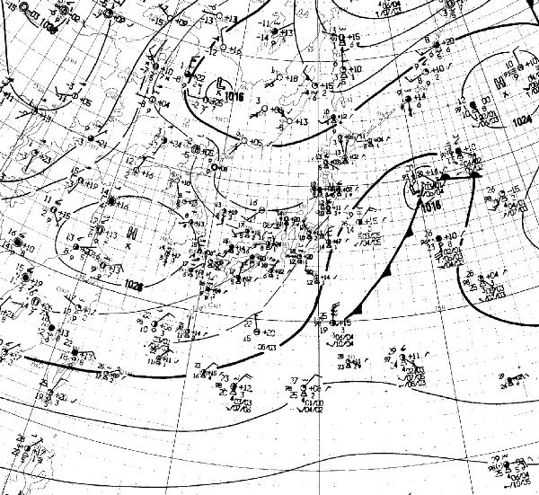 地上天気図