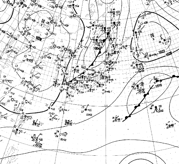 地上天気図