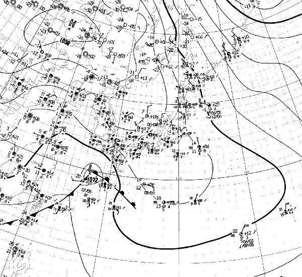 地上天気図