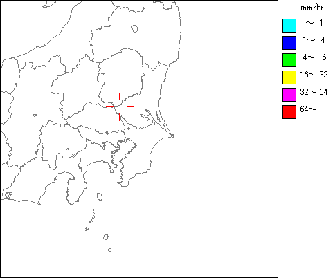 気象レーダー画像