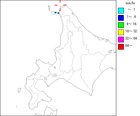 気象レーダー画像