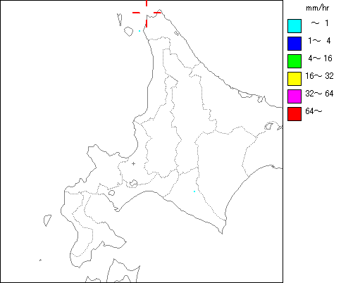 気象レーダー画像