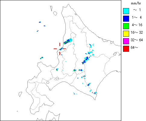 気象レーダー画像