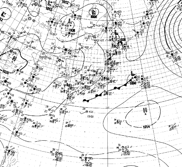 地上天気図