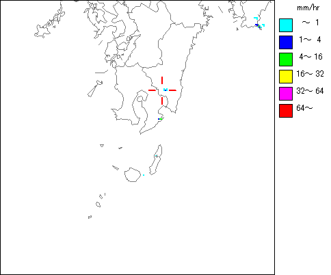 気象レーダー画像