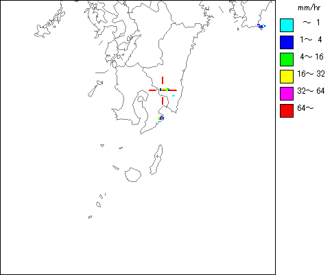 気象レーダー画像