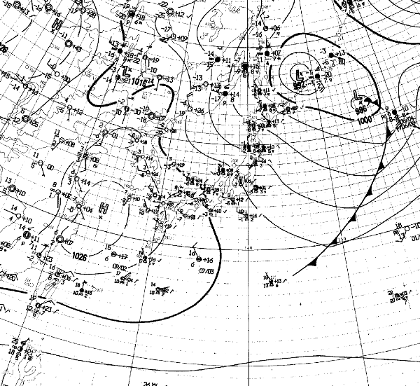 地上天気図