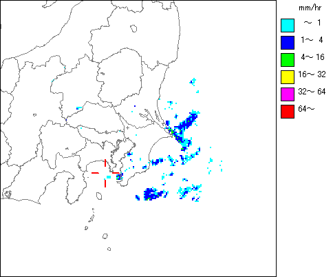 気象レーダー画像