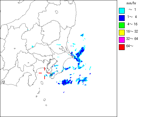 気象レーダー画像