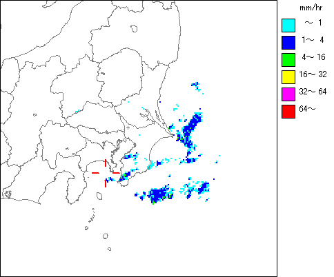 気象レーダー画像